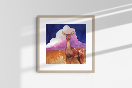 Thunderhead – Deer Fine Art Print