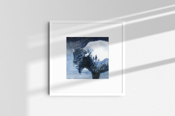 The Wilderness Within –Bison Fine Art Print