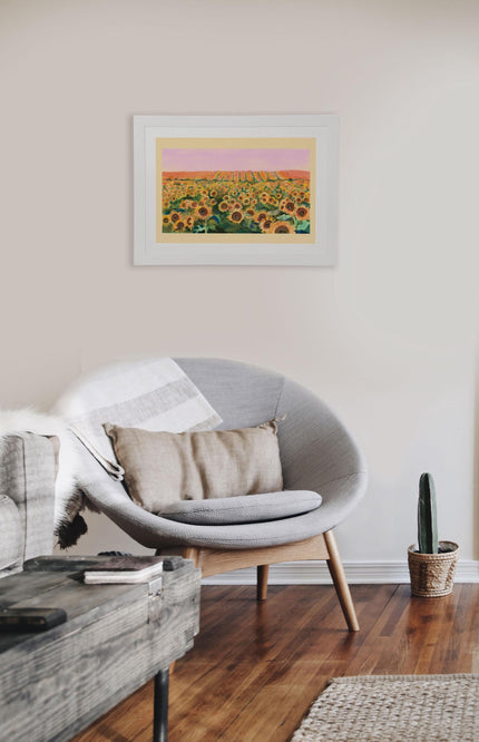 Array – Sunflower Field Fine Art Print