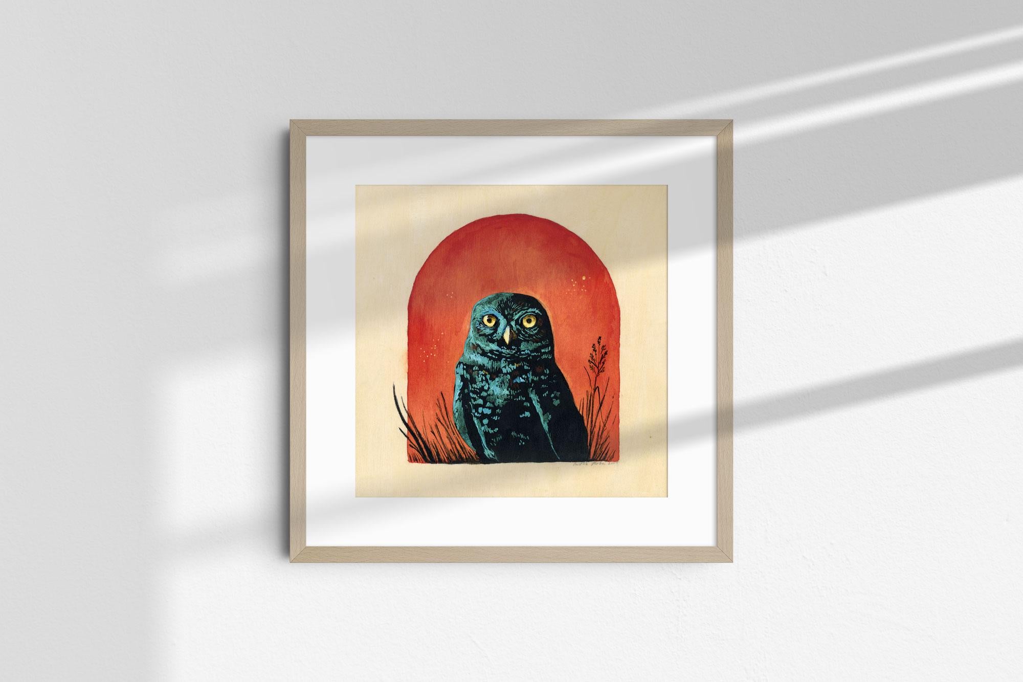 Seeker –  Burrowing Owl Fine Art Print