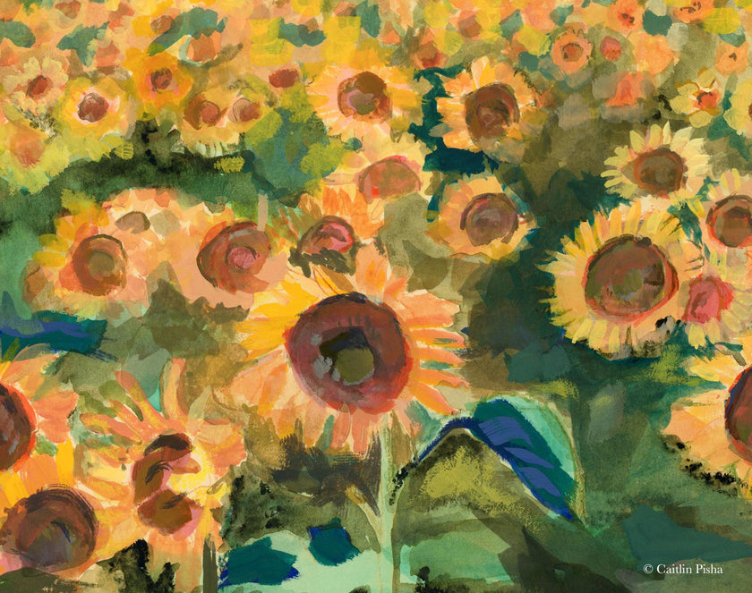 Array – Sunflower Field Fine Art Print