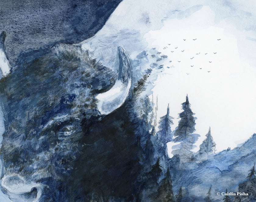 The Wilderness Within –Bison Fine Art Print