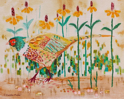 In All His Splendor No. 1 (Gold) – Pheasant Fine Art Print