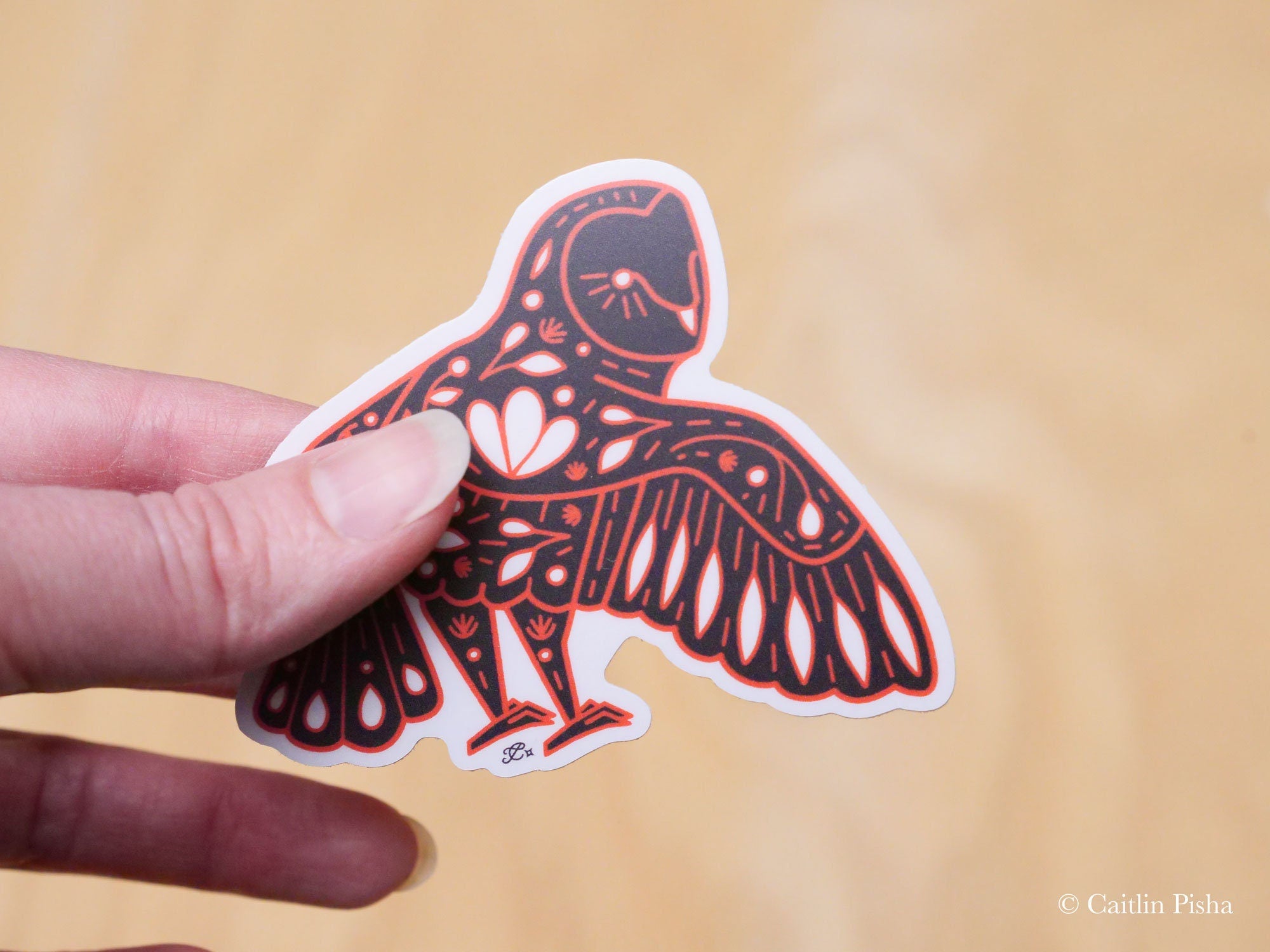Folk Art Sticker Trio