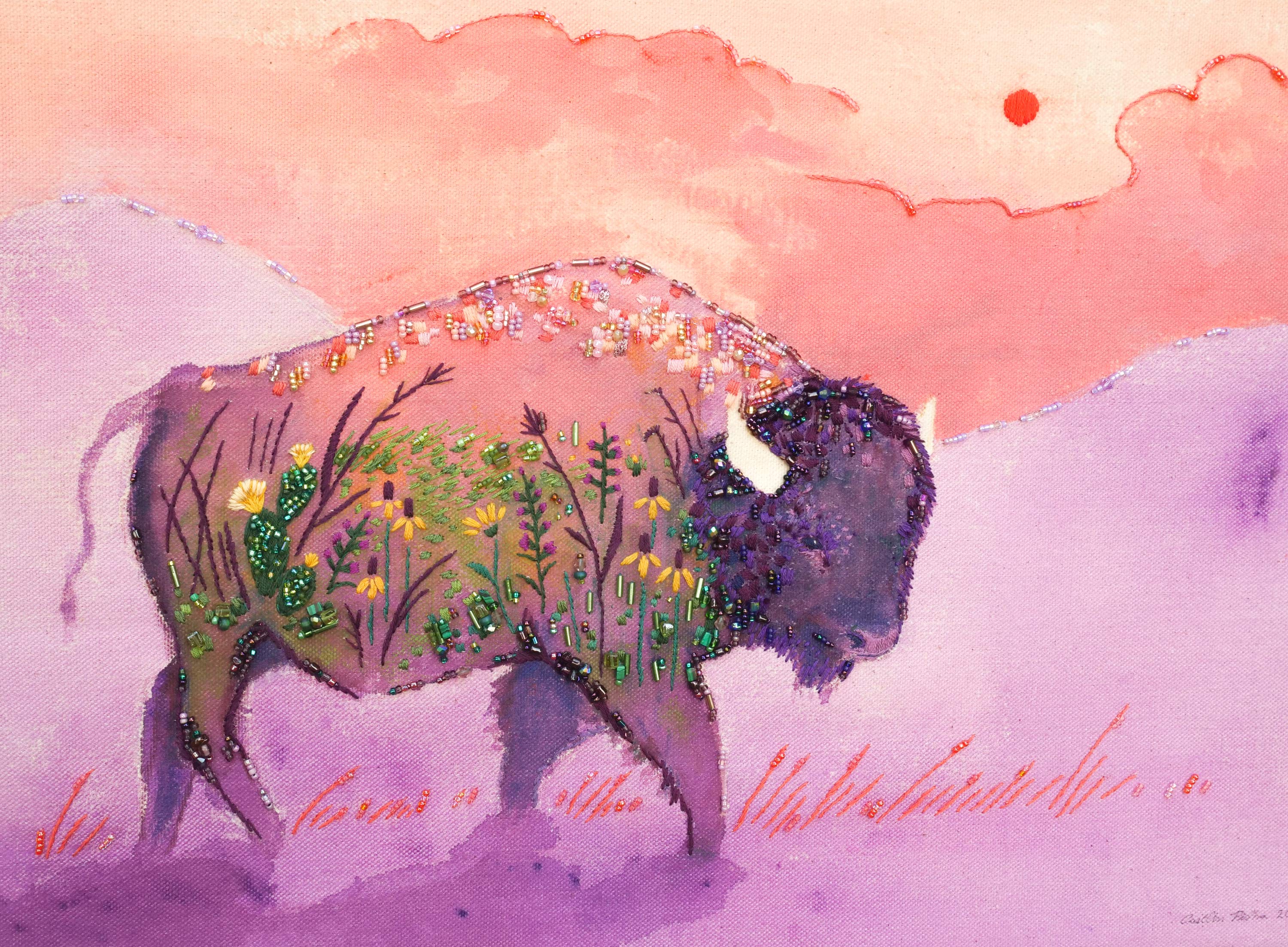Dauntless – Bison Fiber Embroidery