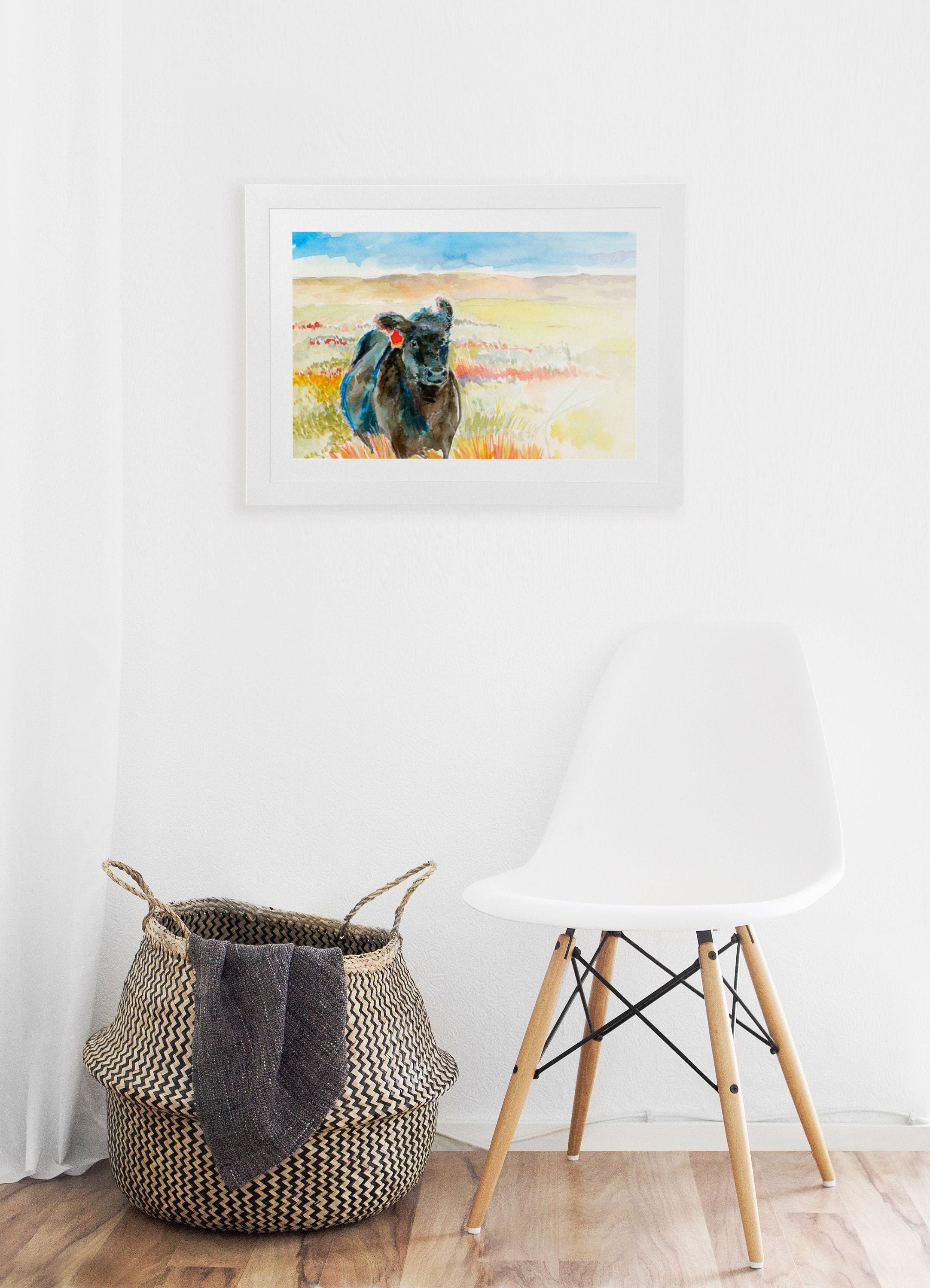 Wind – Black Angus Fine Art Print