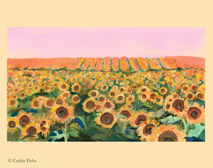 Array – Sunflower Field Fine Art Print