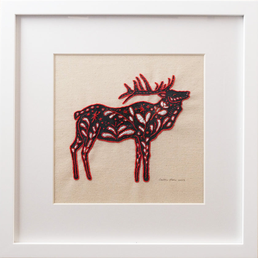 Vigor – Elk Folk Art Embroidery