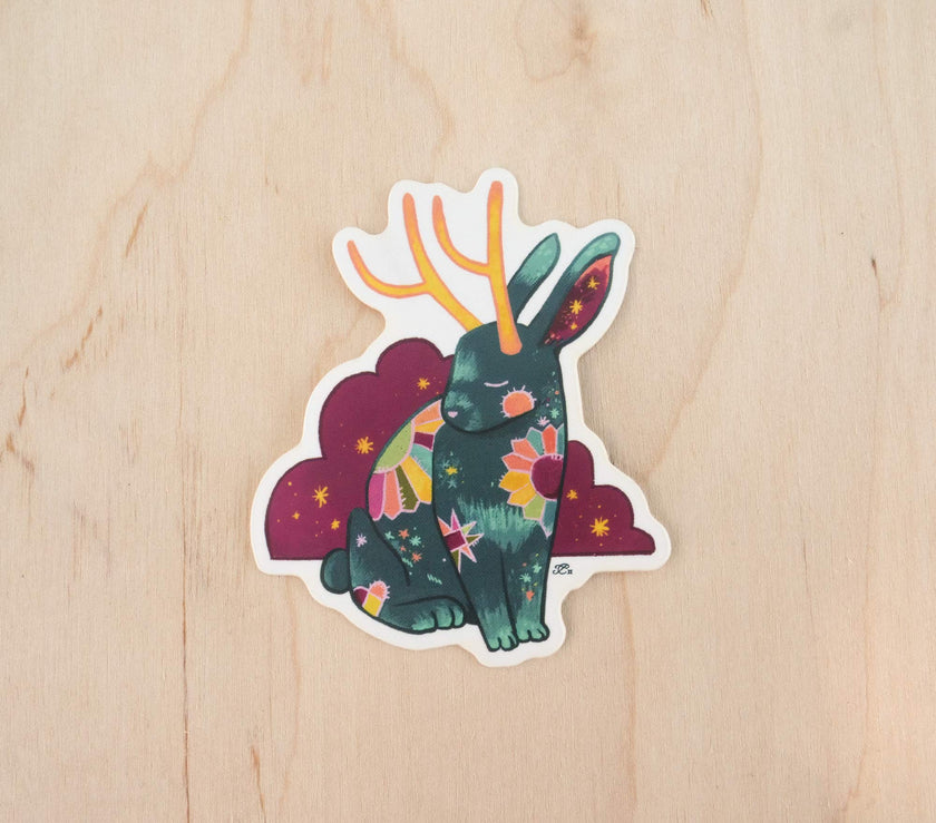 I'm a Work in Progress – Jackalope Sticker